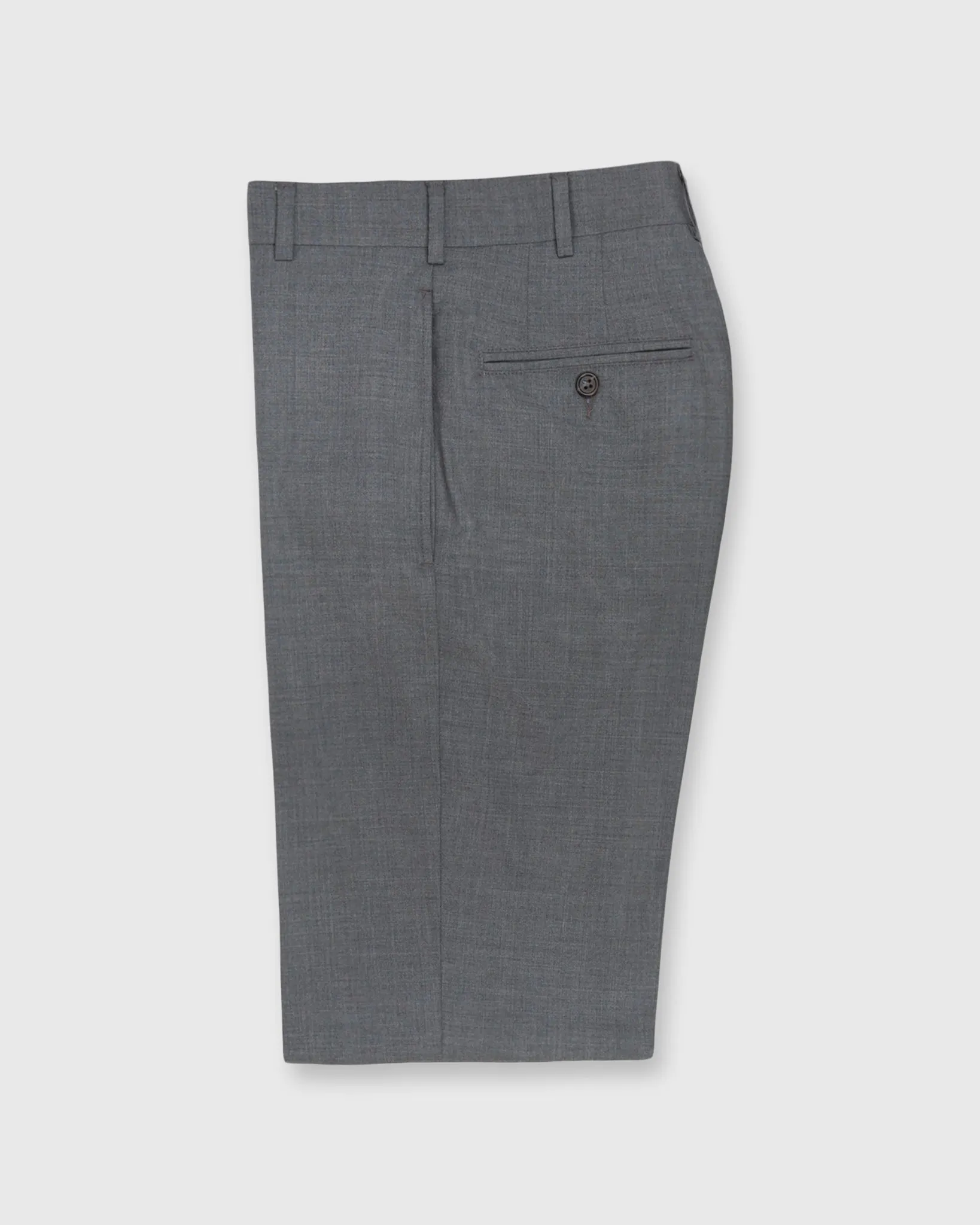 Dress Trouser in Mid-Grey Lightweight Twill sold by Mashburn product image thumbnail 3