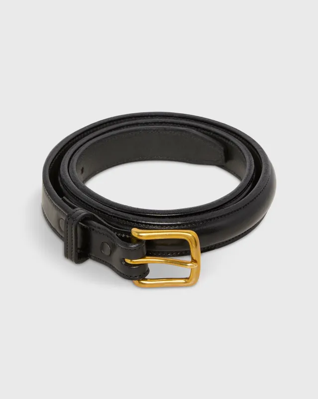1" Bombay Stitch Belt in Black Bridle sold by Mashburn