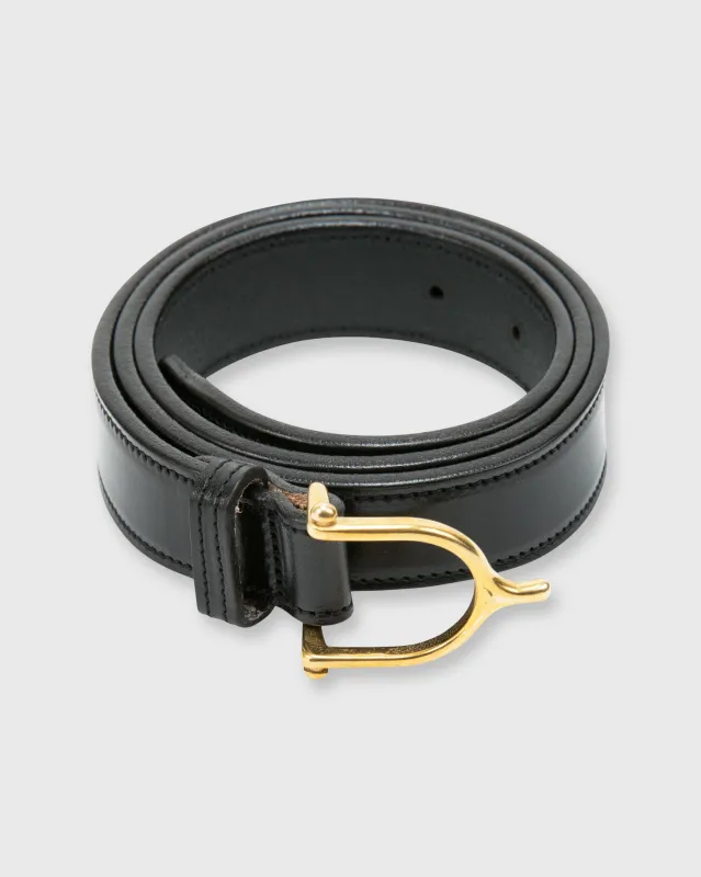 1" Spur Belt in Black Bridle sold by Mashburn