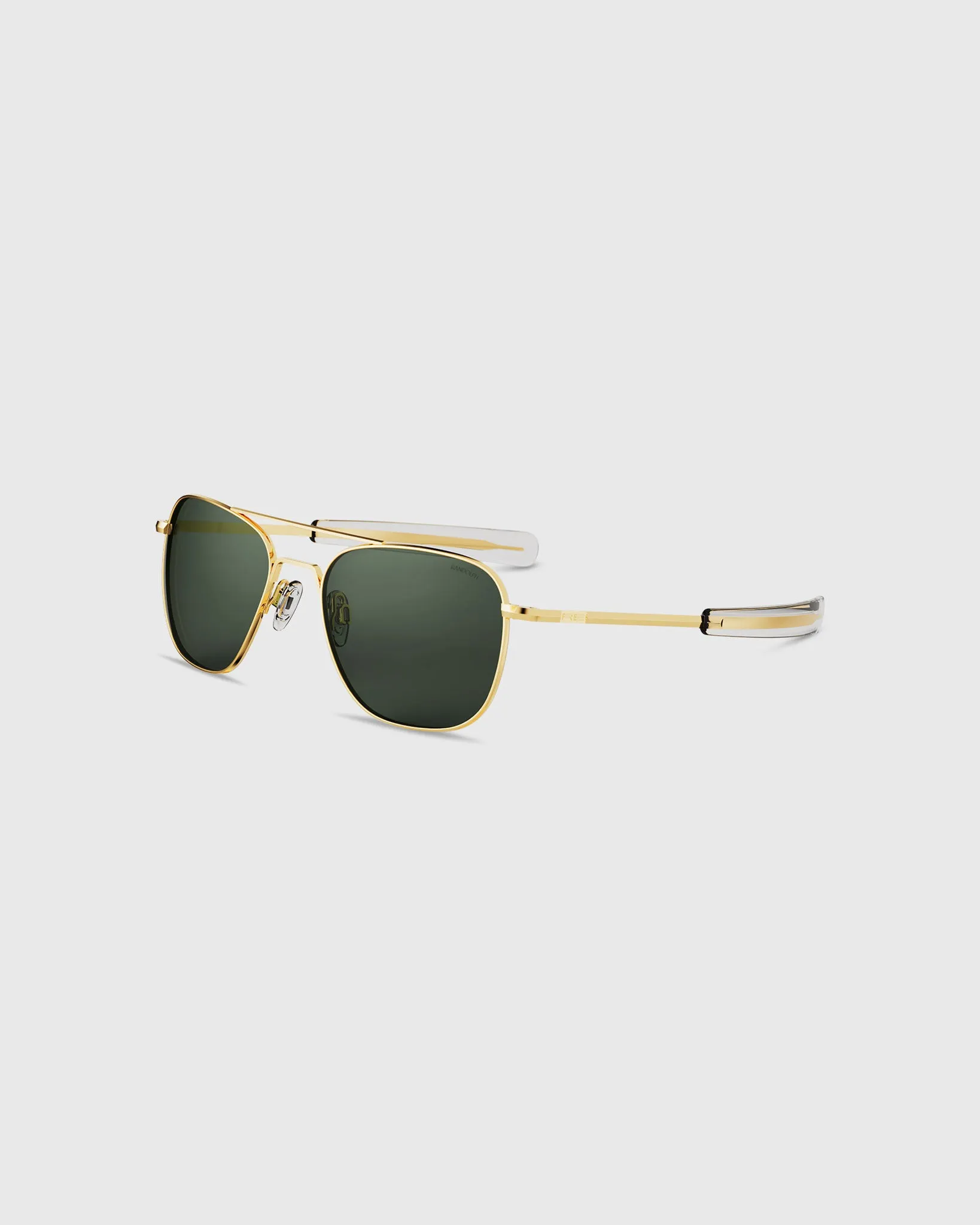 Aviator Sunglasses in 23K Gold/AGX sold by Mashburn product image thumbnail 2