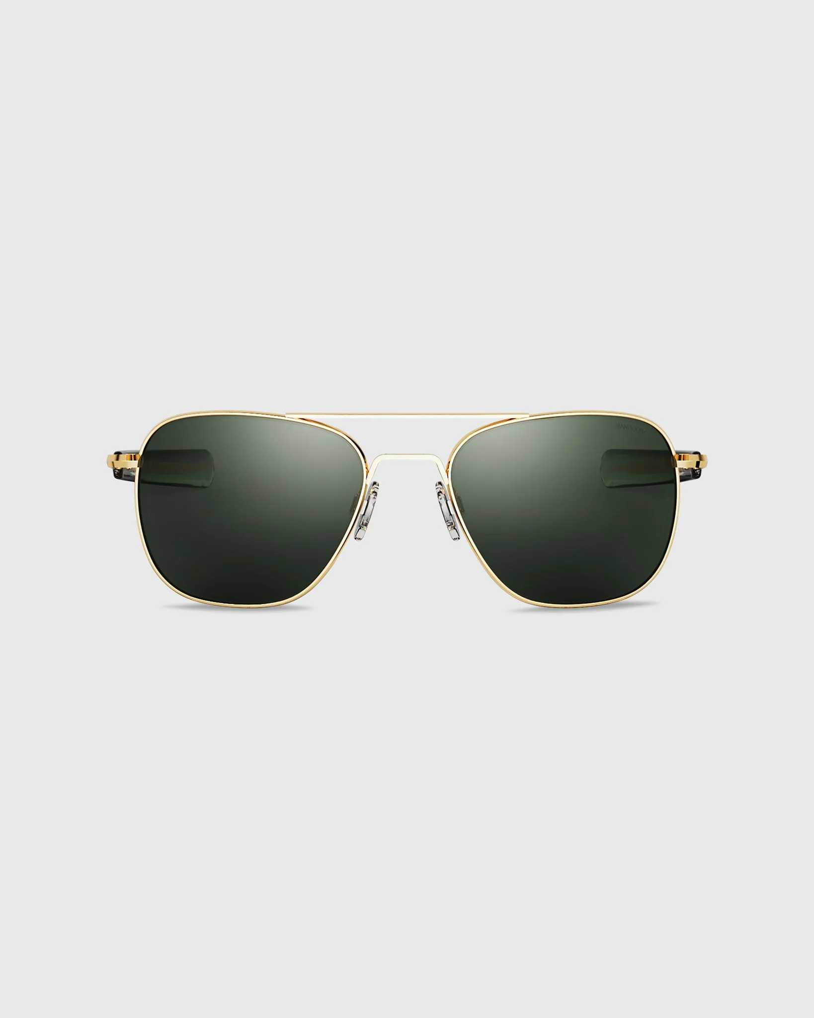 Aviator Sunglasses in 23K Gold/AGX sold by Mashburn