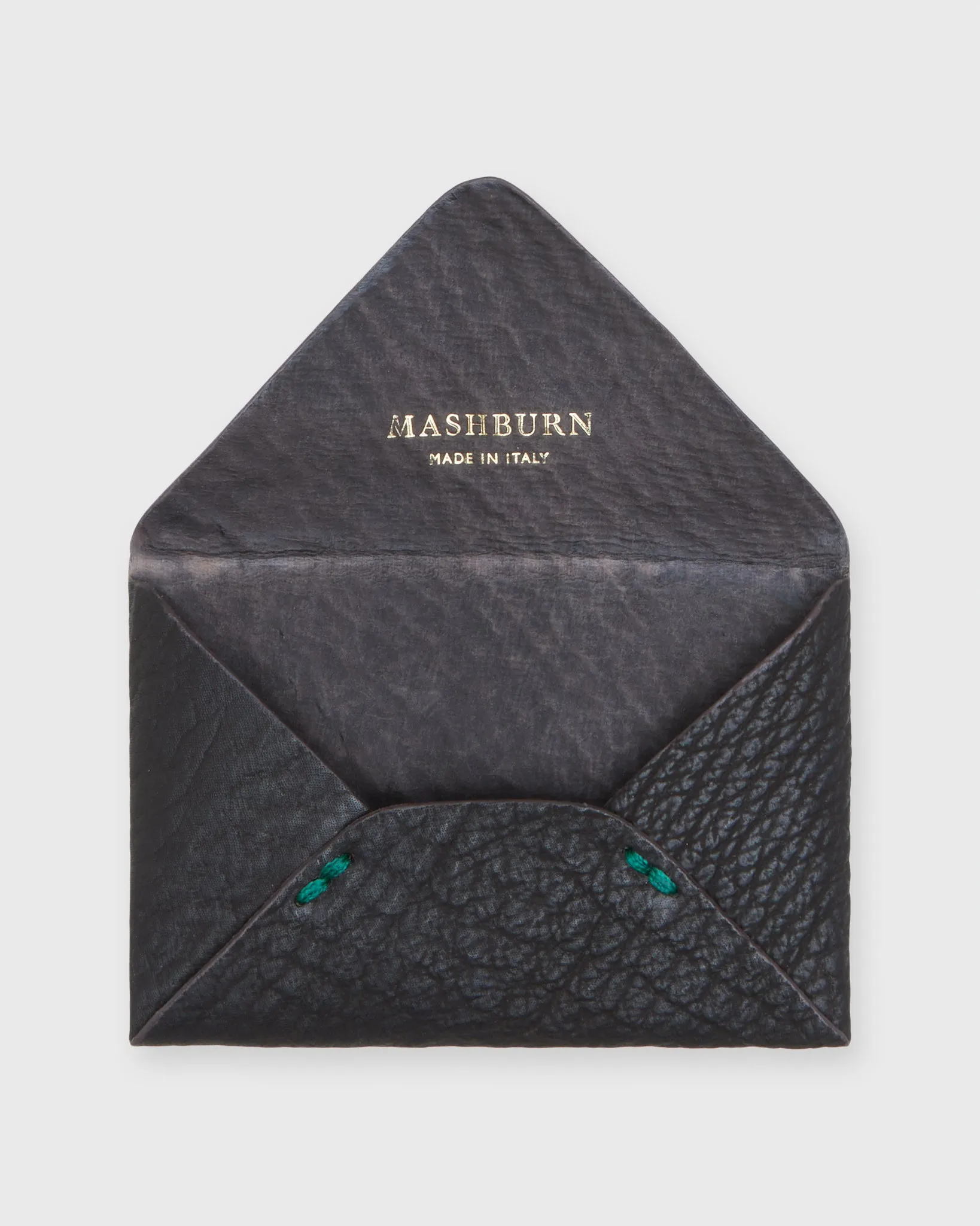 Envelope Card Holder in Chocolate Sharkskin sold by Mashburn product image thumbnail 2