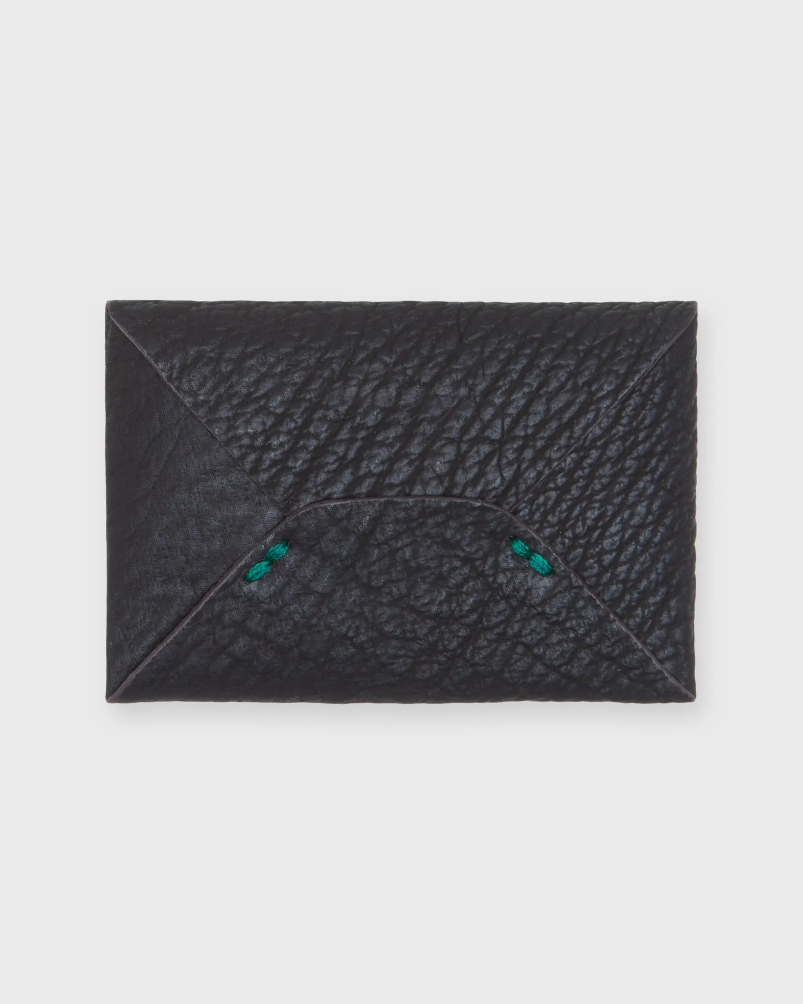 Envelope Card Holder in Chocolate Sharkskin sold by Mashburn