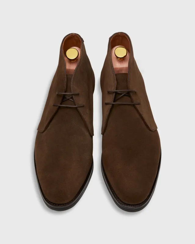 Chukka Boot in Chocolate Suede sold by Mashburn