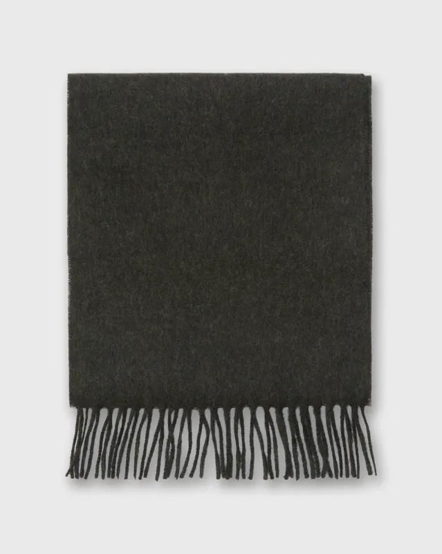 Merino Scarf in Dark Moss sold by Mashburn