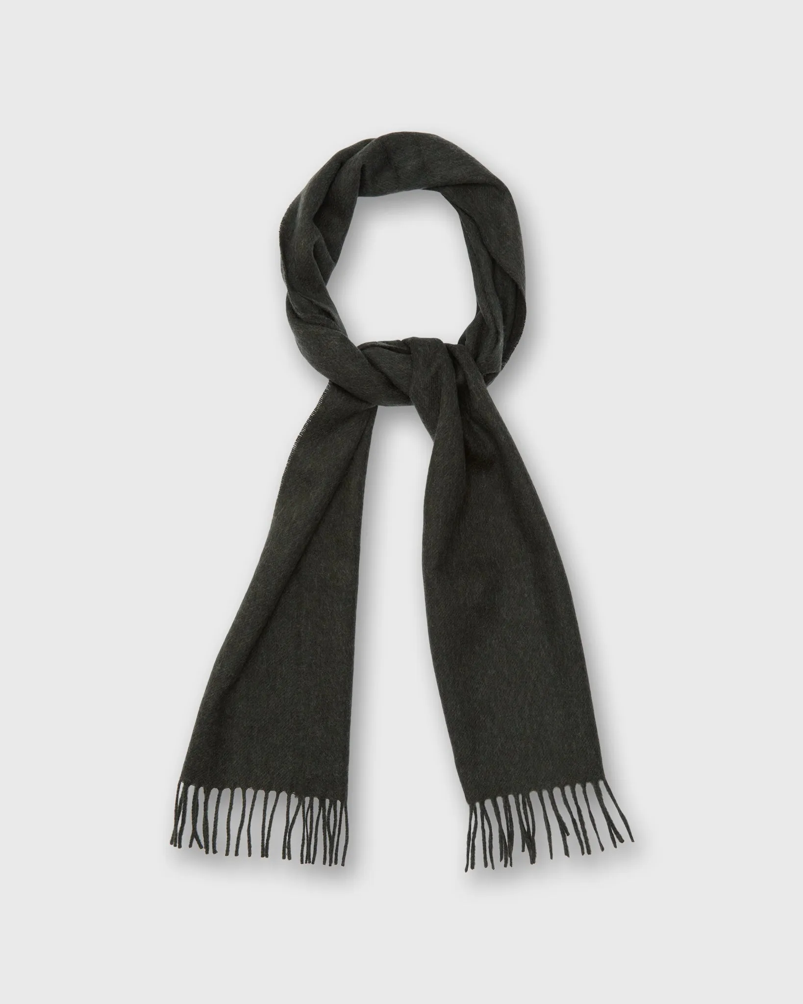 Merino Scarf in Dark Moss sold by Mashburn product image thumbnail 2