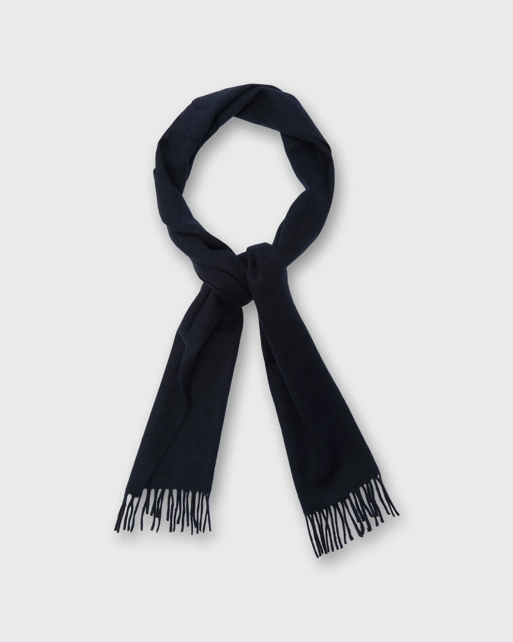 Merino Scarf in Navy sold by Mashburn product image thumbnail 2