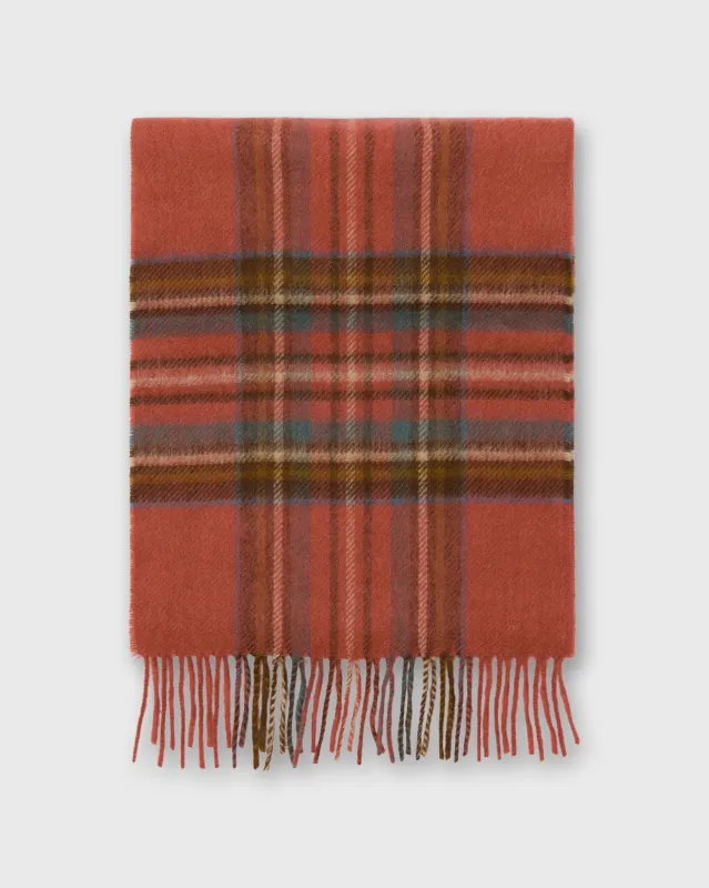 Tartan Merino Scarf in Antique Royal Stewart sold by Mashburn