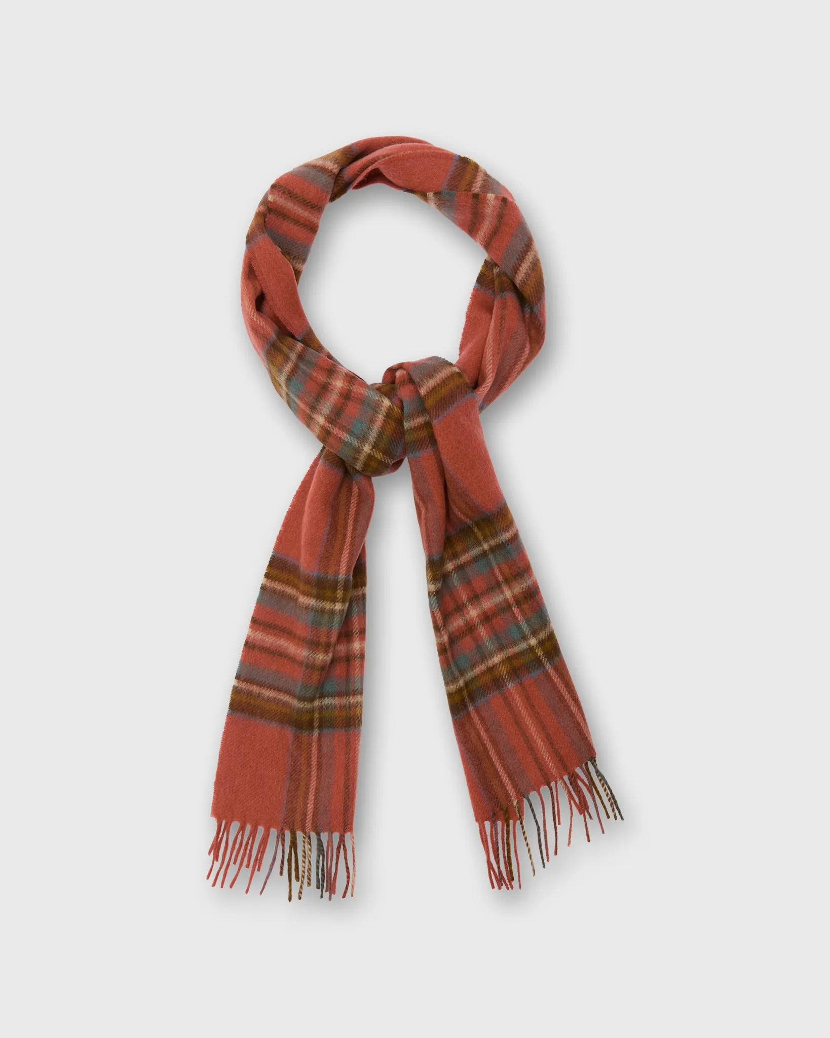 Tartan Merino Scarf in Antique Royal Stewart sold by Mashburn product image thumbnail 2