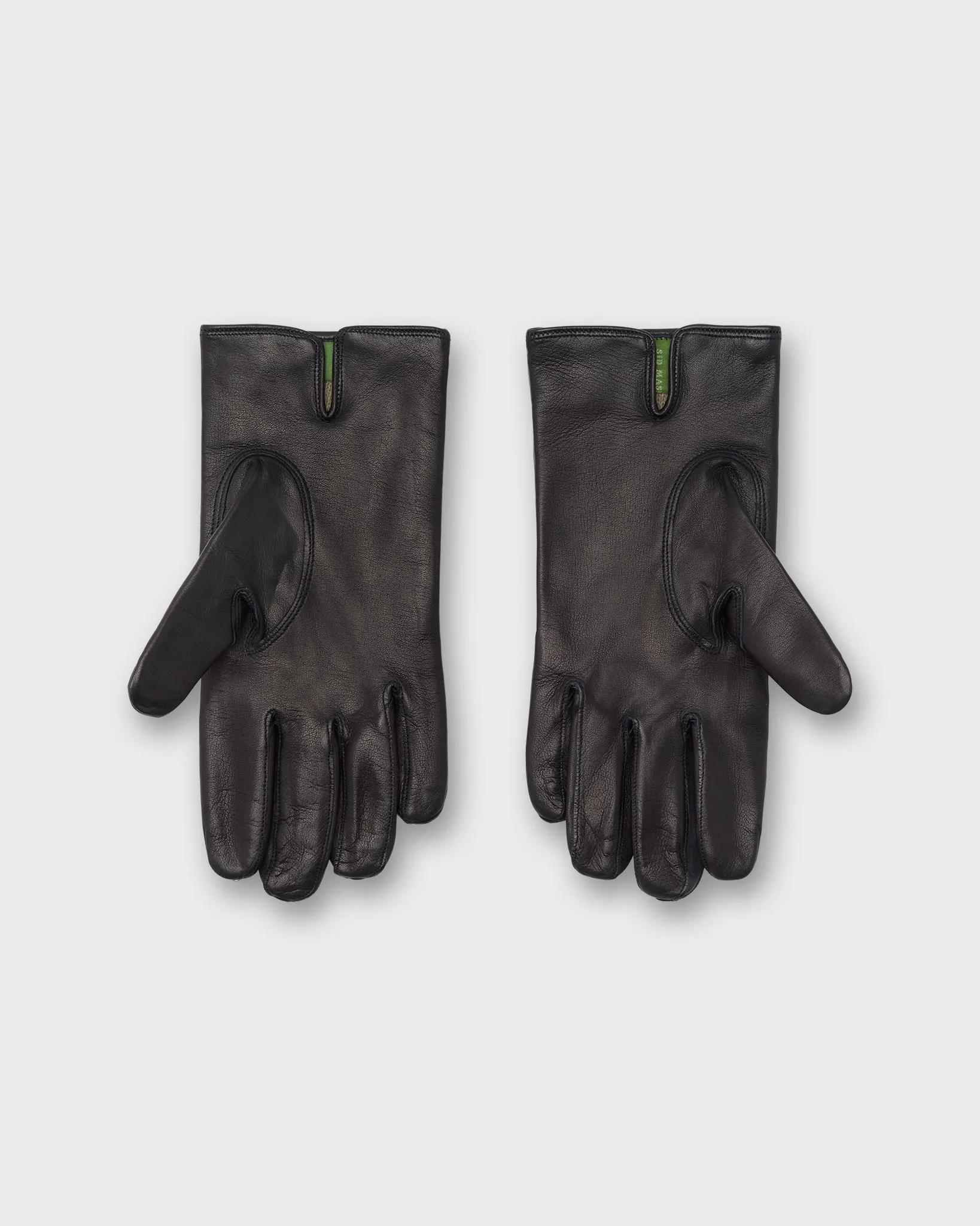 Cashmere-Lined Gloves in Navy Nappa Leather sold by Mashburn product image thumbnail 2