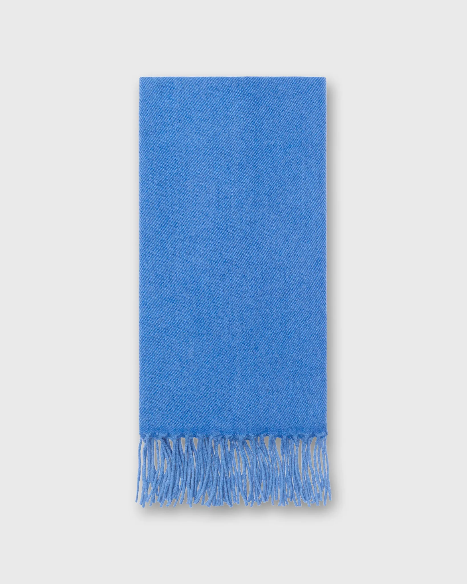 Handwoven Scarf in Sky/Blue Brushed Cashmere Twill sold by Mashburn product image thumbnail 2