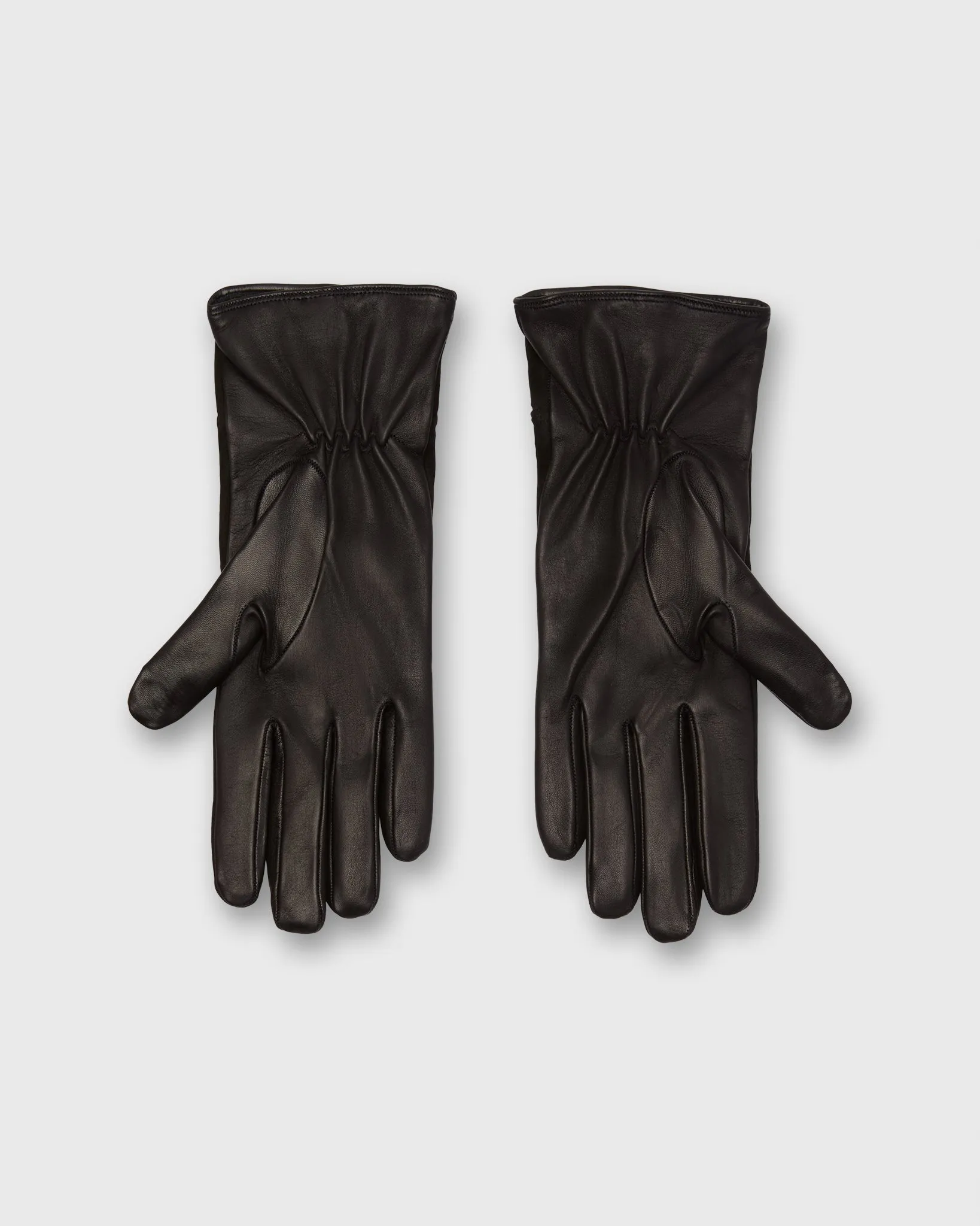 Cashmere-Lined Color Block Gloves in Black Nappa Leather/Suede sold by Mashburn product image thumbnail 2
