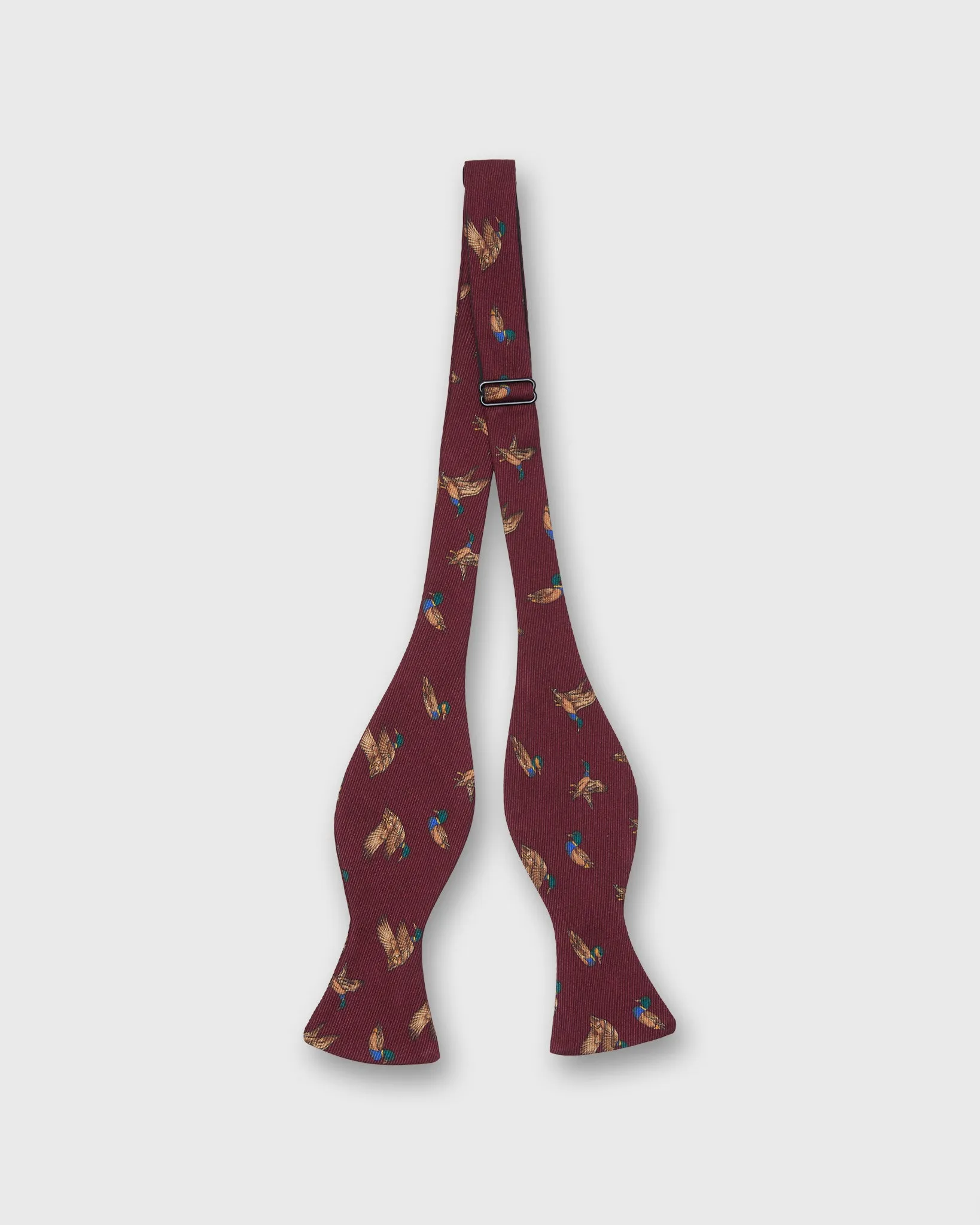 Silk Bow Tie in Red Bridgewater Duck sold by Mashburn product image thumbnail 2