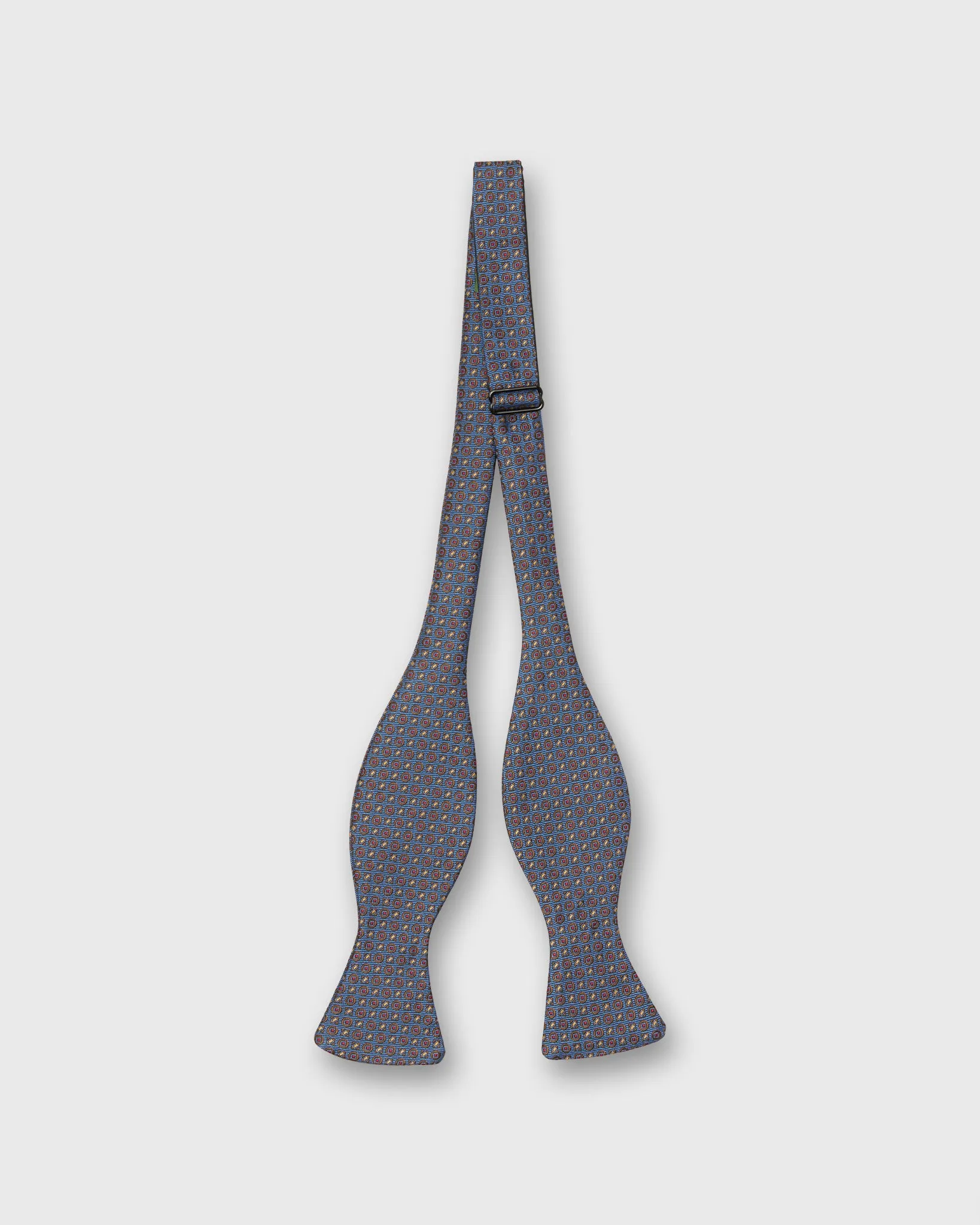 Silk Bow Tie in Blue Chelsea Neats sold by Mashburn product image thumbnail 2