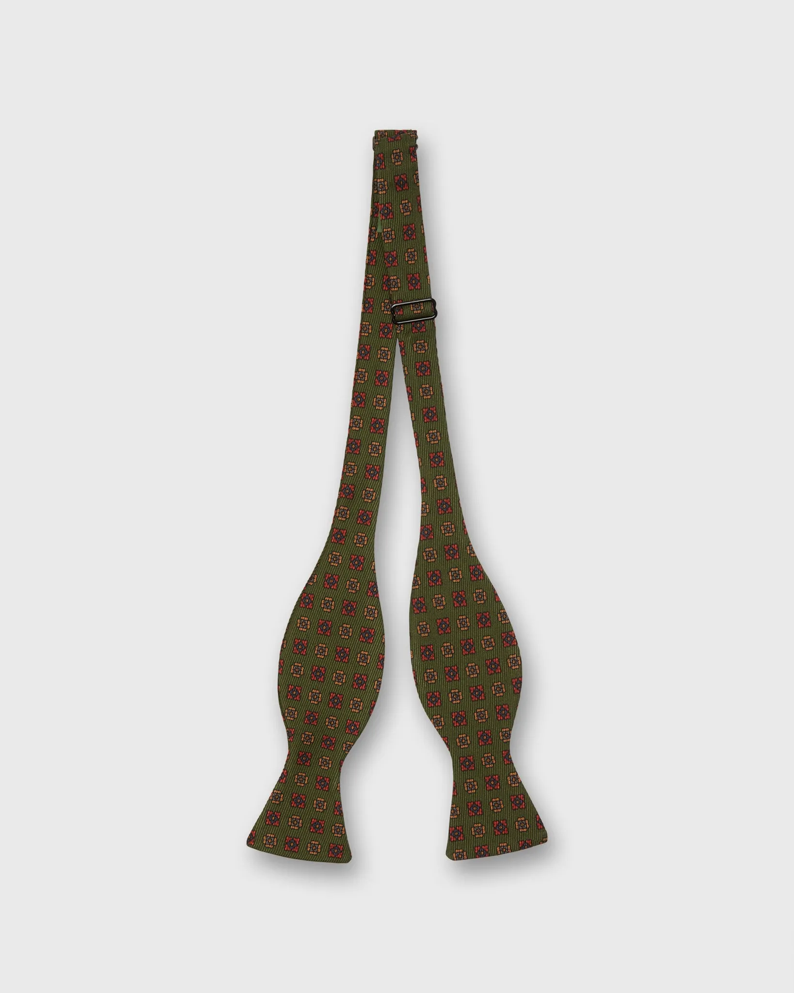 Silk Bow Tie in Green Alexander Foulard sold by Mashburn product image thumbnail 2