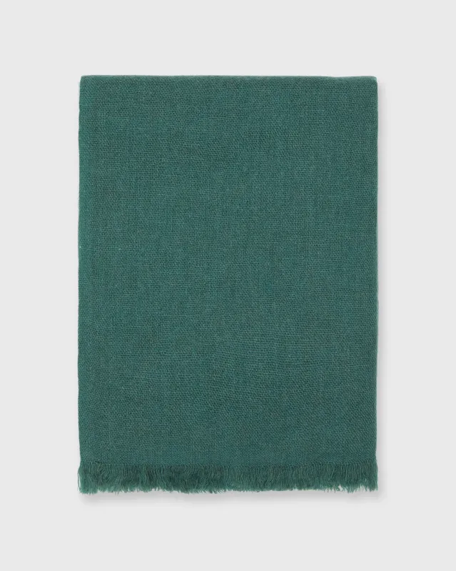Cashmere Gauze Scarf in Forest sold by Mashburn