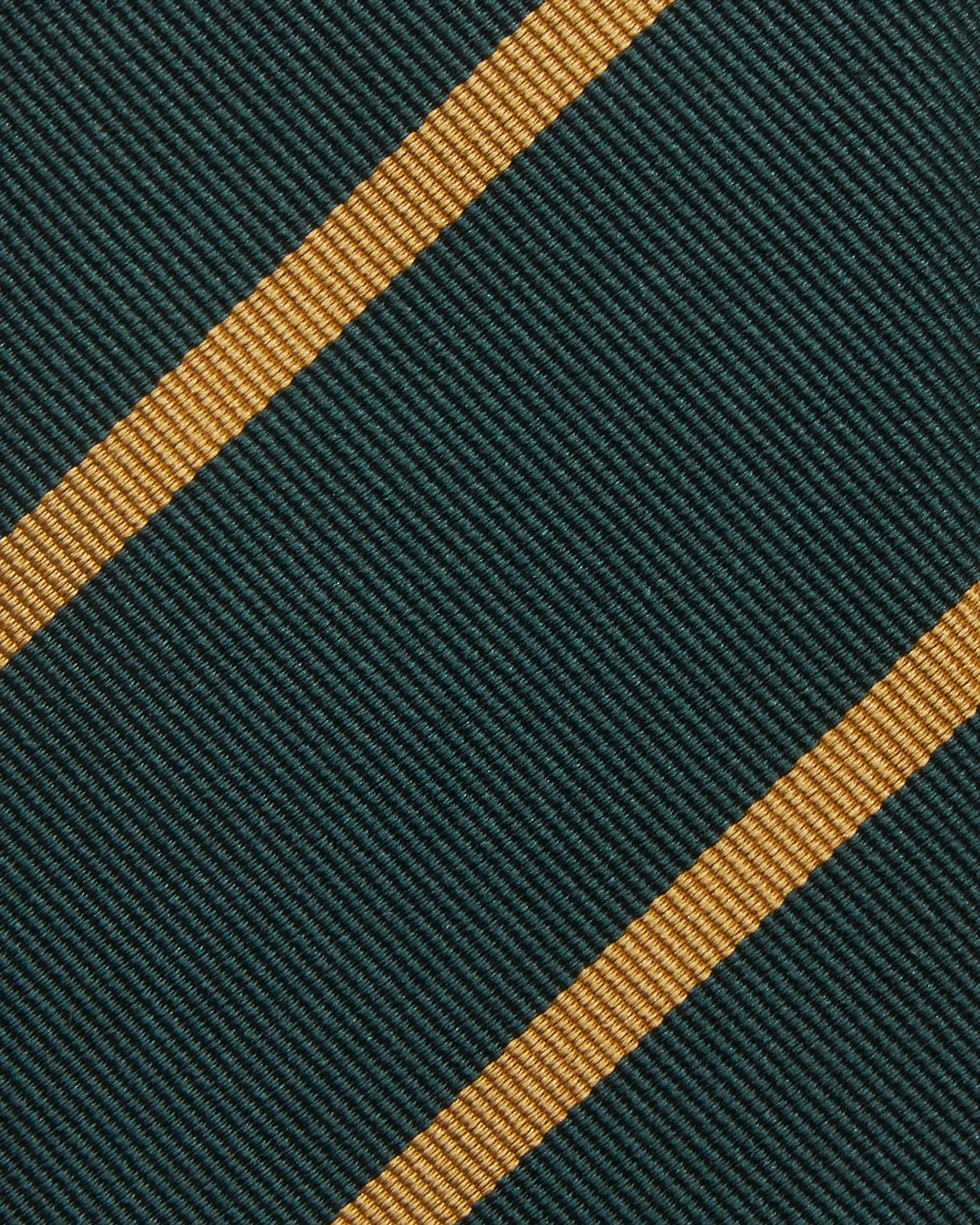 Silk Woven Tie in Green/Gold Bar Stripe sold by Mashburn product image thumbnail 2