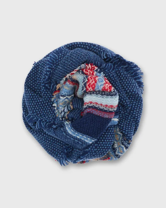 Alpine Scarf in Blue Morning sold by Mashburn