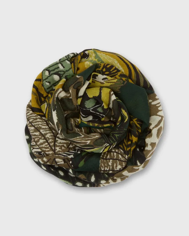 Papillons Scarf in Emerald sold by Mashburn