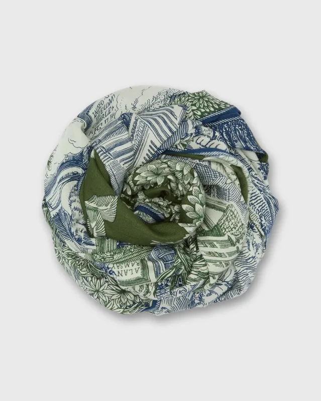 Piranesi Scarf in Khaki sold by Mashburn