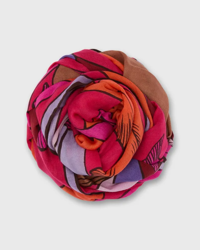 Cavale Scarf in Red sold by Mashburn