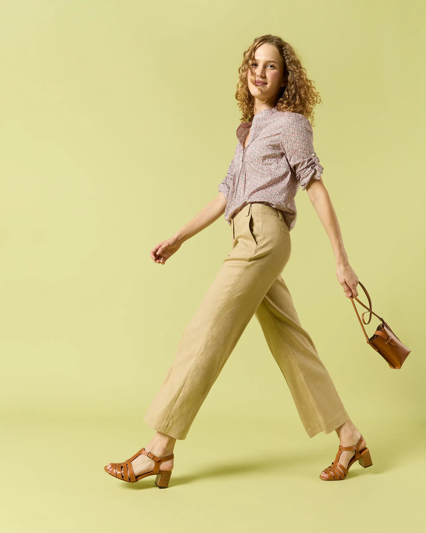 Minnie Cell Phone Bag in Natural Leather sold by Mashburn product image thumbnail 3