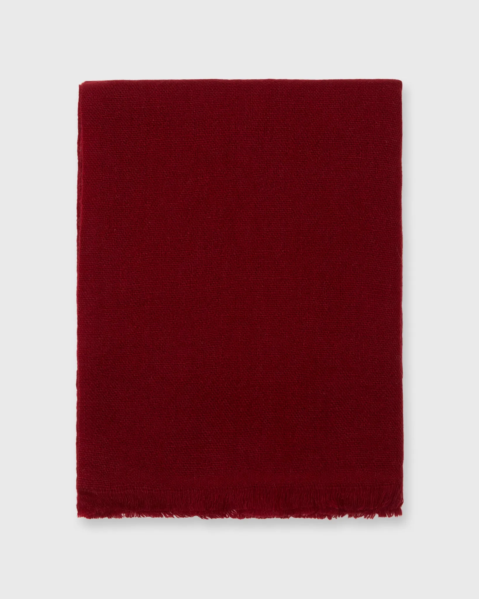 Cashmere Gauze Scarf in Wine sold by Mashburn