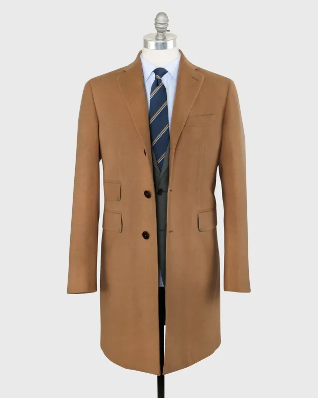 Kincaid No. 3 Topcoat in Camel Hair sold by Mashburn