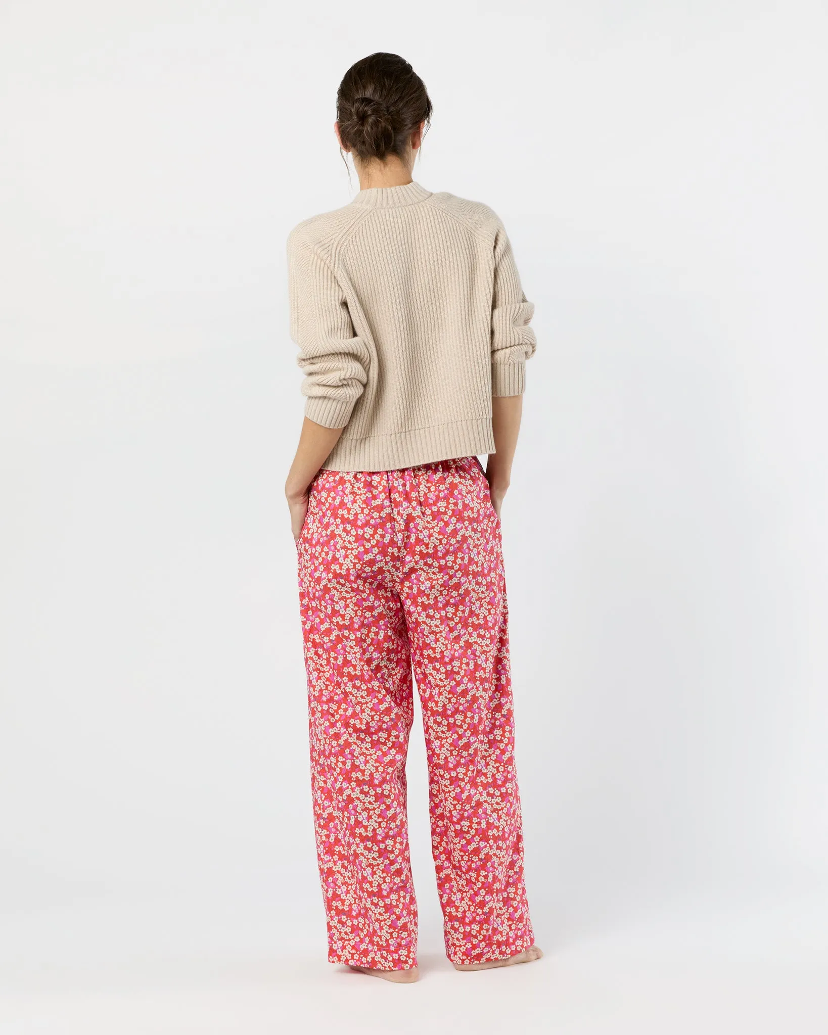 Pajama Pant in Red Mitsi Liberty Fabric sold by Mashburn product image thumbnail 5