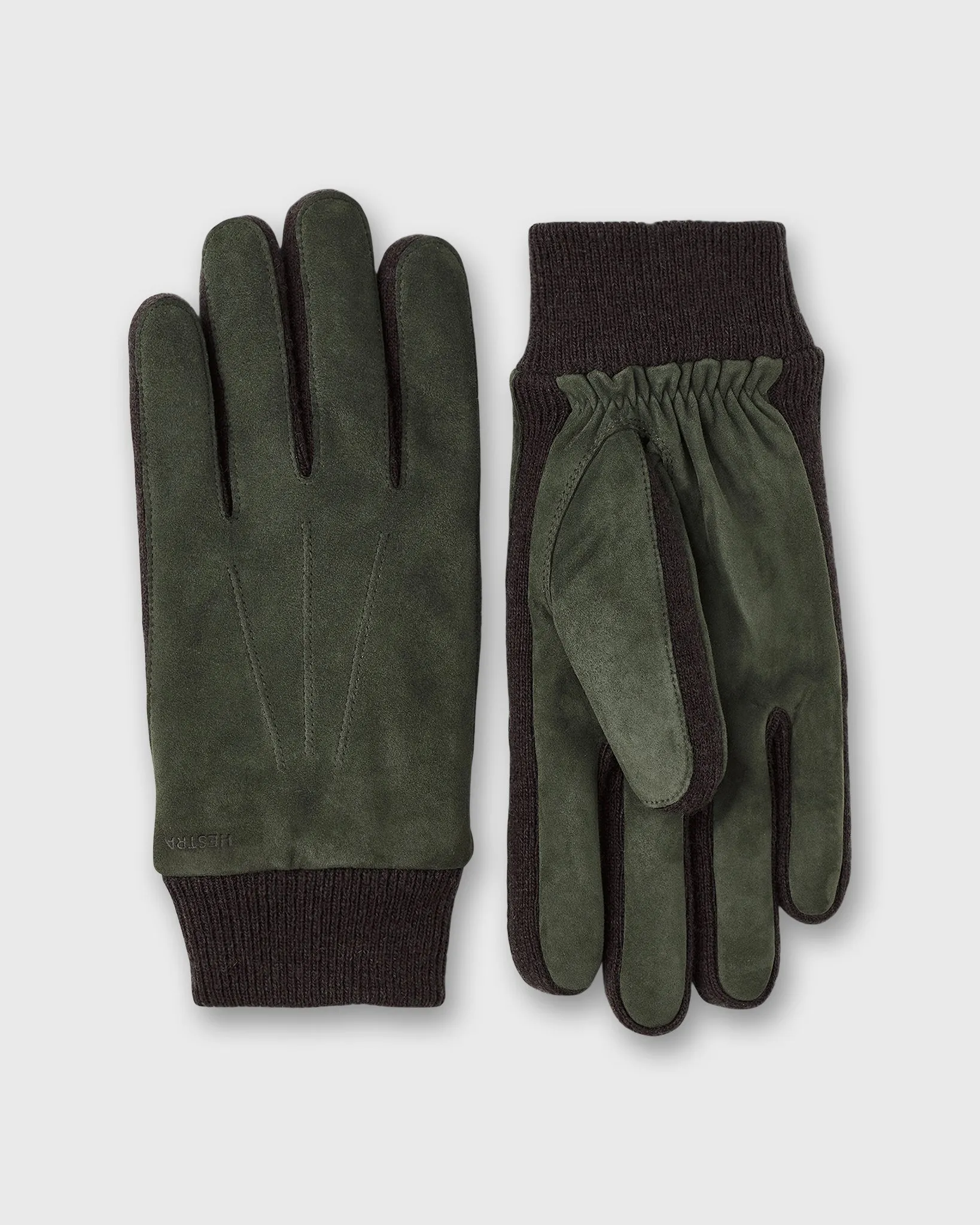Geoffrey Gloves in Dark Olive sold by Mashburn