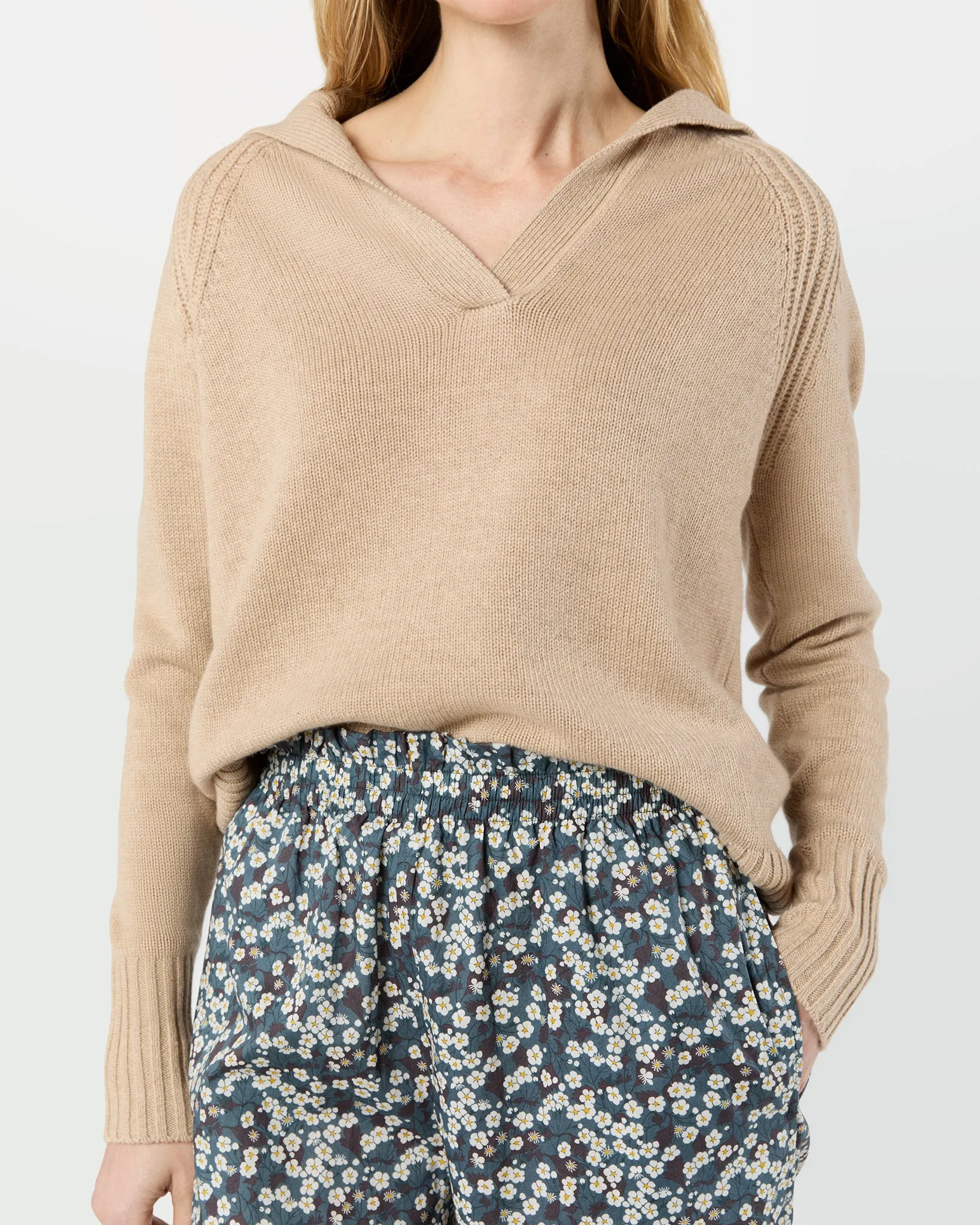 Pajama Pant in Blue/Green Mitsi Liberty Fabric sold by Mashburn product image thumbnail 3