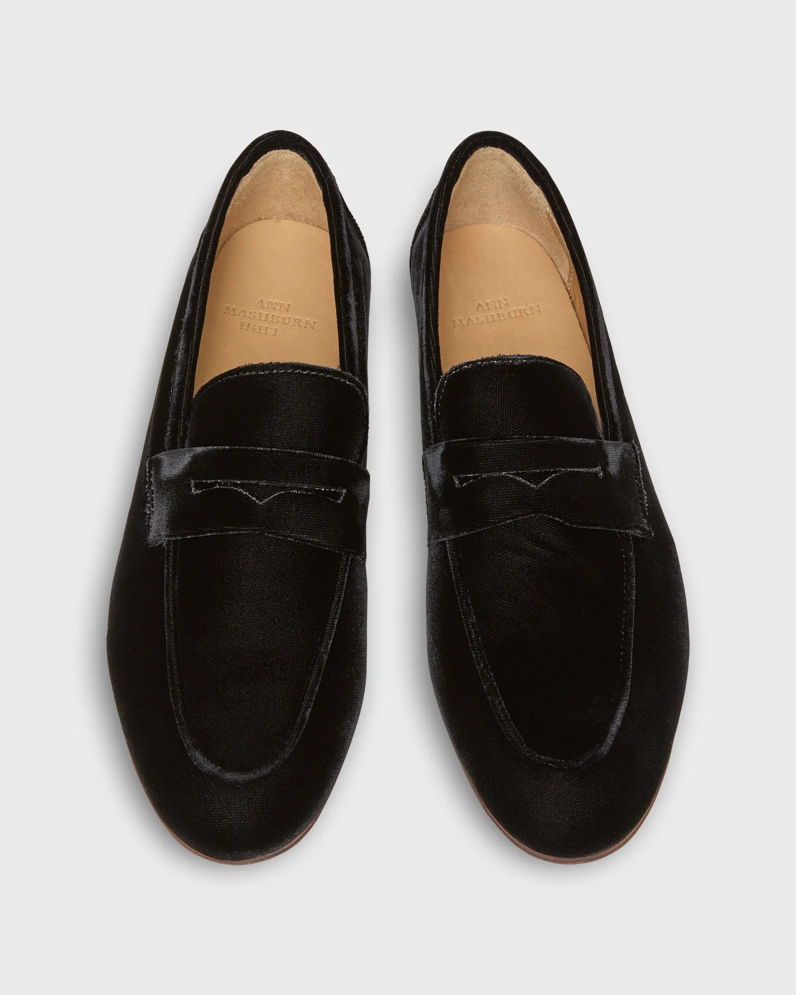 Mia Loafer in Black Velvet sold by Mashburn product image thumbnail 2