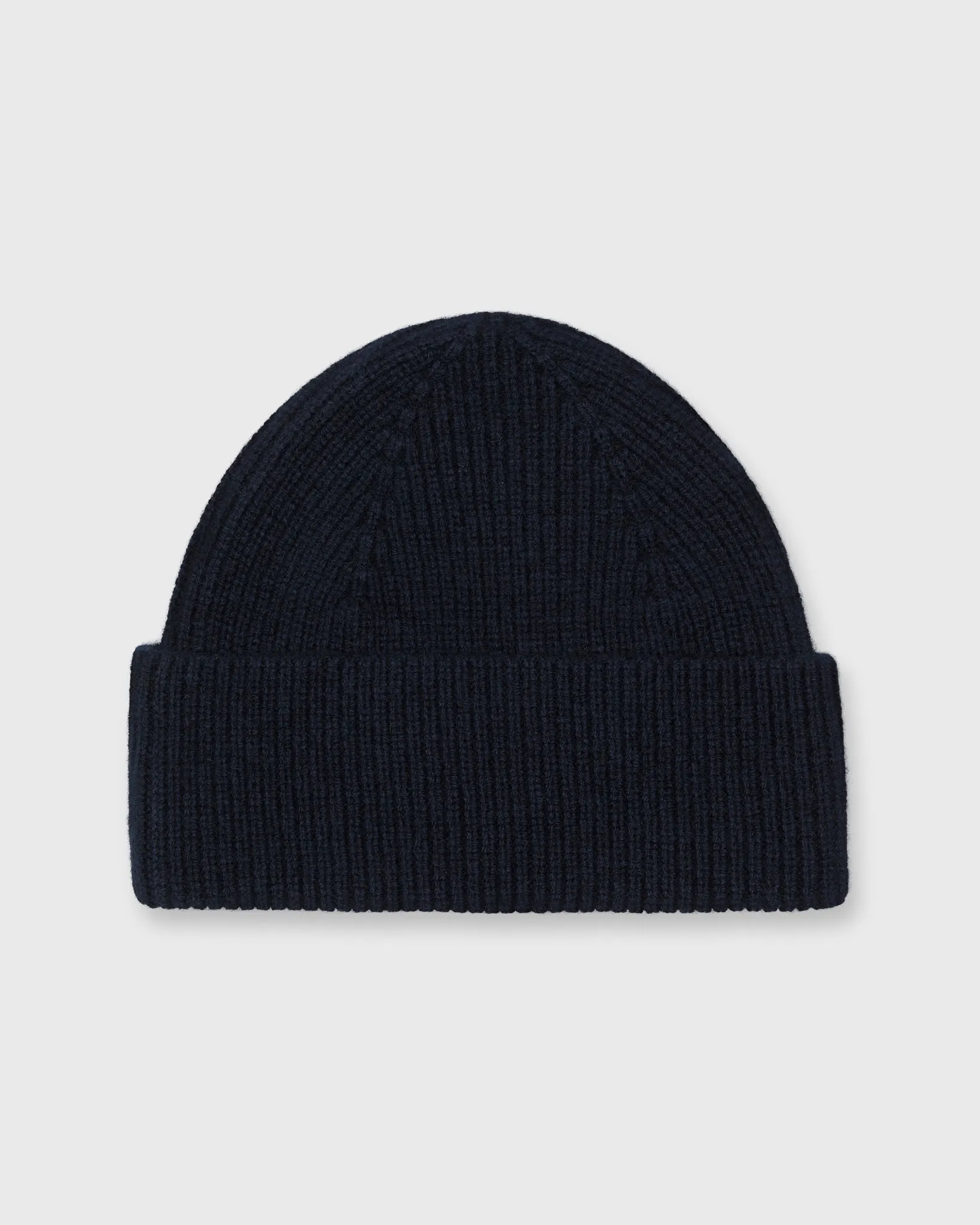 Shaker Watch Cap in Navy Cashmere sold by Mashburn