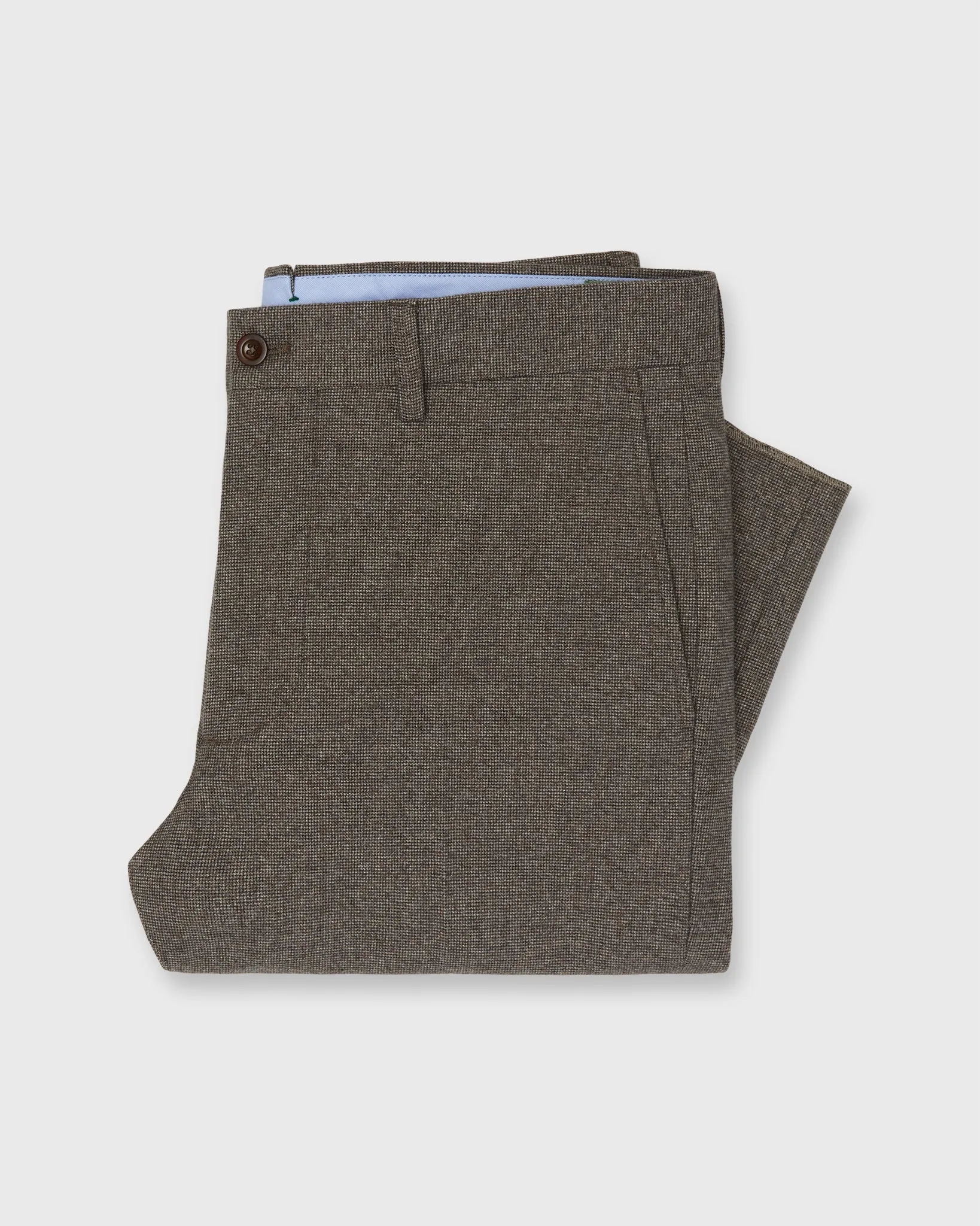 Field Trouser in Brown/Bone Micro Houndstooth sold by Mashburn product image thumbnail 2