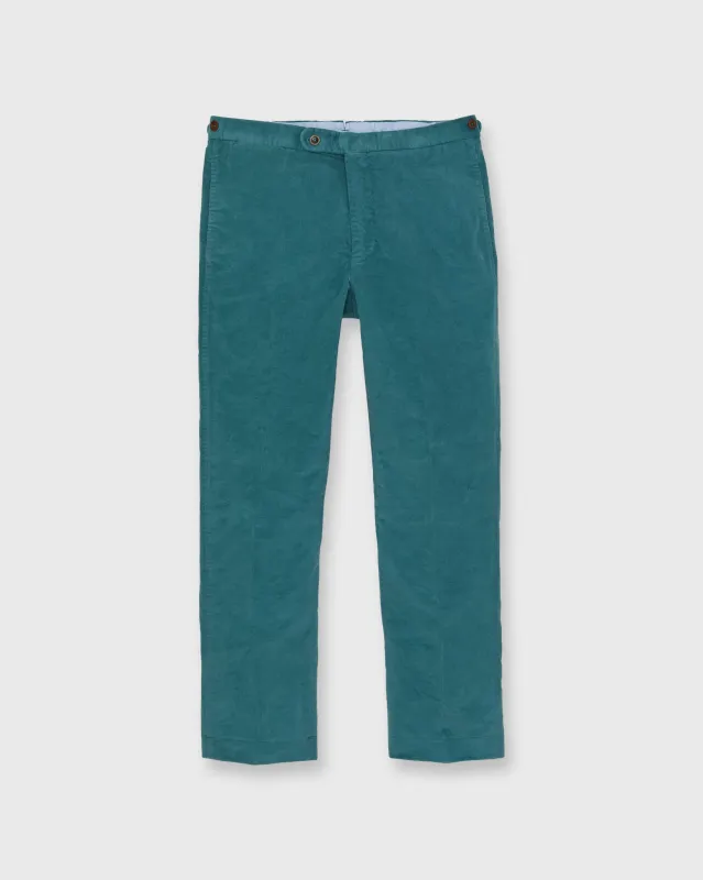 Side-Tab Sport Trouser in Juniper Moleskin sold by Mashburn