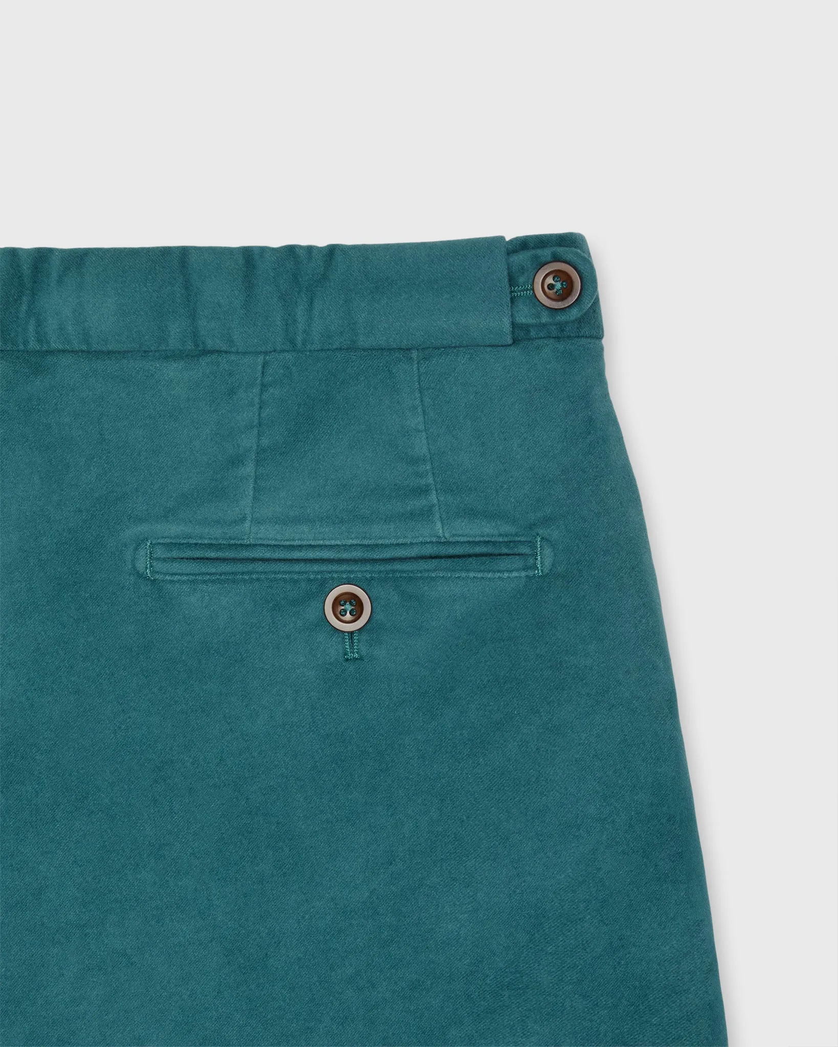 Side-Tab Sport Trouser in Juniper Moleskin sold by Mashburn product image thumbnail 3