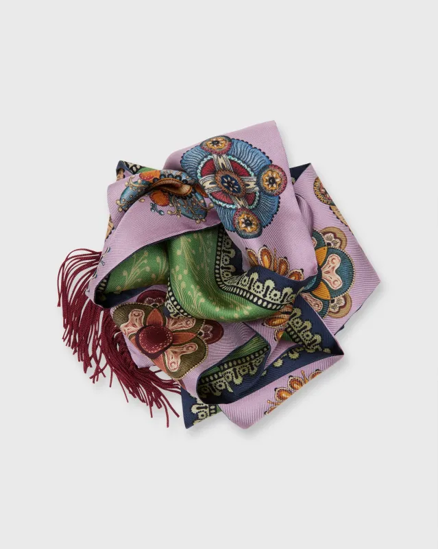 Skinny Scarf in Dusty Pink Nucleus Silk sold by Mashburn