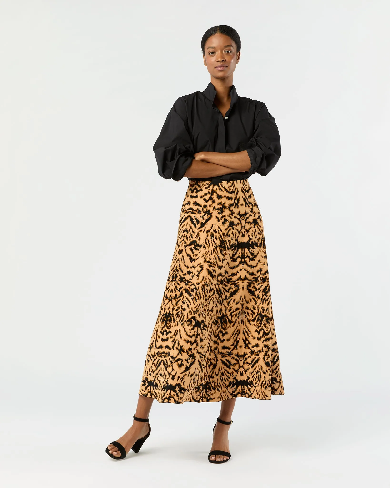 Lani Jacquard Knit Skirt in Bengal sold by Mashburn