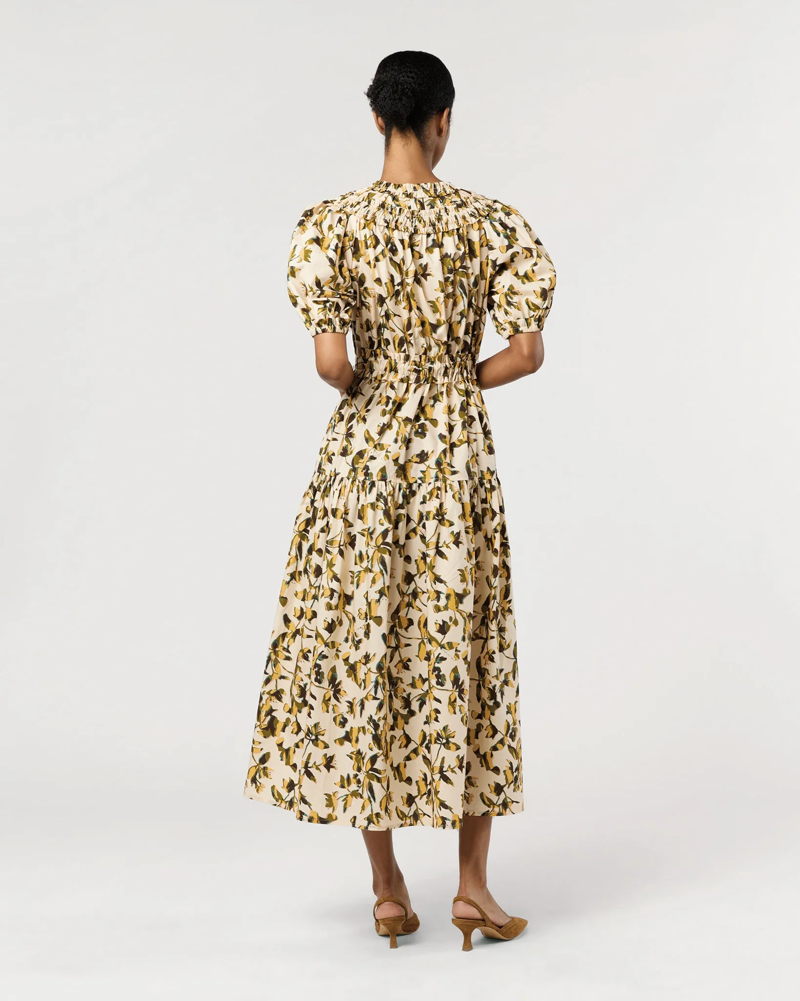 Othella Short Sleeve Midi Dress in Lucent sold by Mashburn product image thumbnail 4