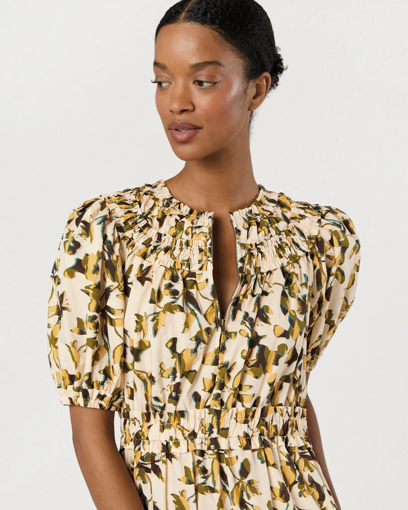 Othella Short Sleeve Midi Dress in Lucent sold by Mashburn product image thumbnail 2