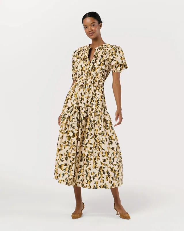 Othella Short Sleeve Midi Dress in Lucent sold by Mashburn