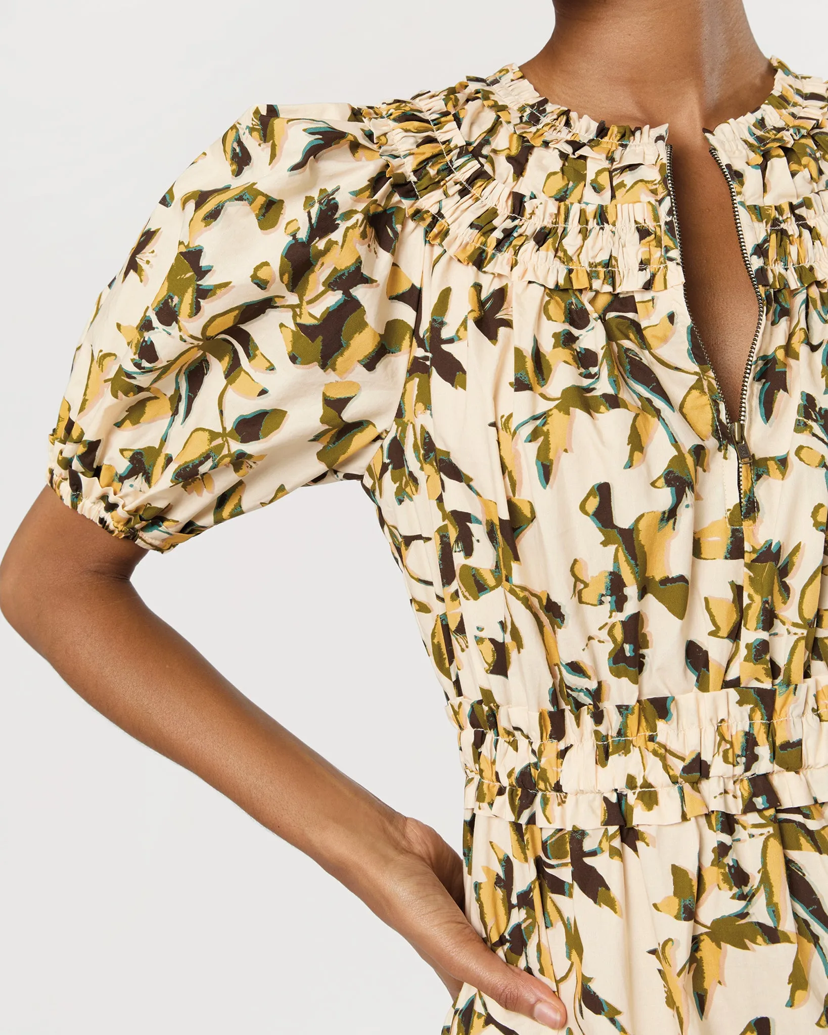 Othella Short Sleeve Midi Dress in Lucent sold by Mashburn product image thumbnail 5