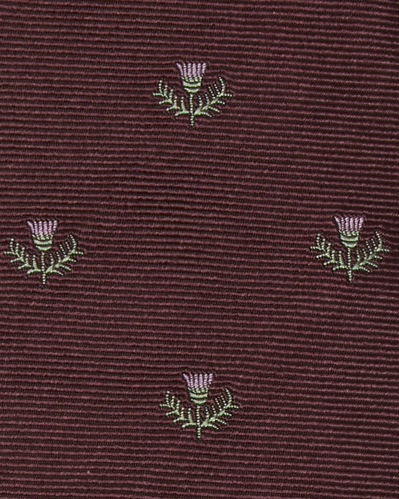 Silk Club Tie in Oxblood/Lavender Laurel sold by Mashburn product image thumbnail 2