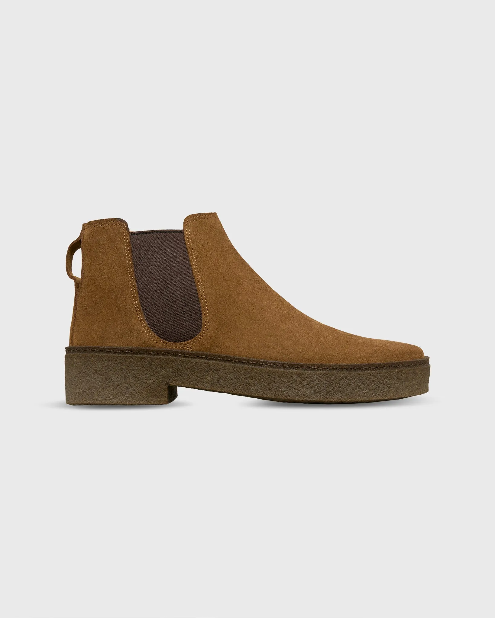 Crepe-Soled Chelsea Boot in Acorn Suede sold by Mashburn product image thumbnail 2