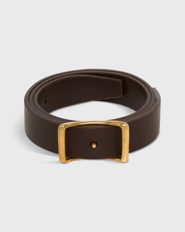1.25" Conroy Belt in Dark Brown Leather sold by Mashburn