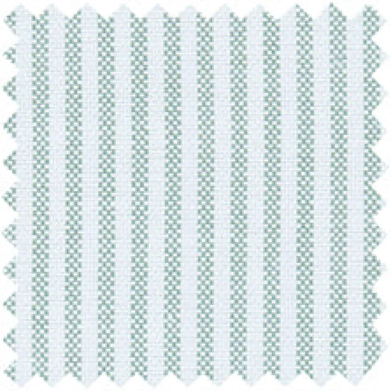 Made-to-Measure Shirt in Lovat University Stripe Oxford sold by Mashburn