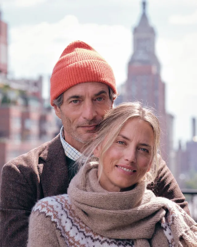 Fine-Gauge Crewneck Sweater in Bottle Cashmere sold by Mashburn