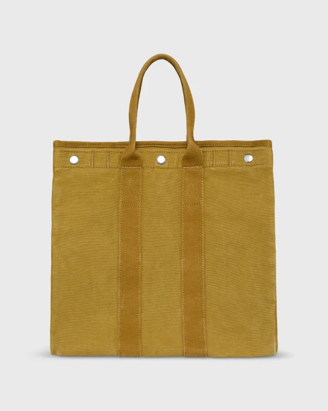 The Perfect Weekday Tote in Golden Khaki sold by Mashburn