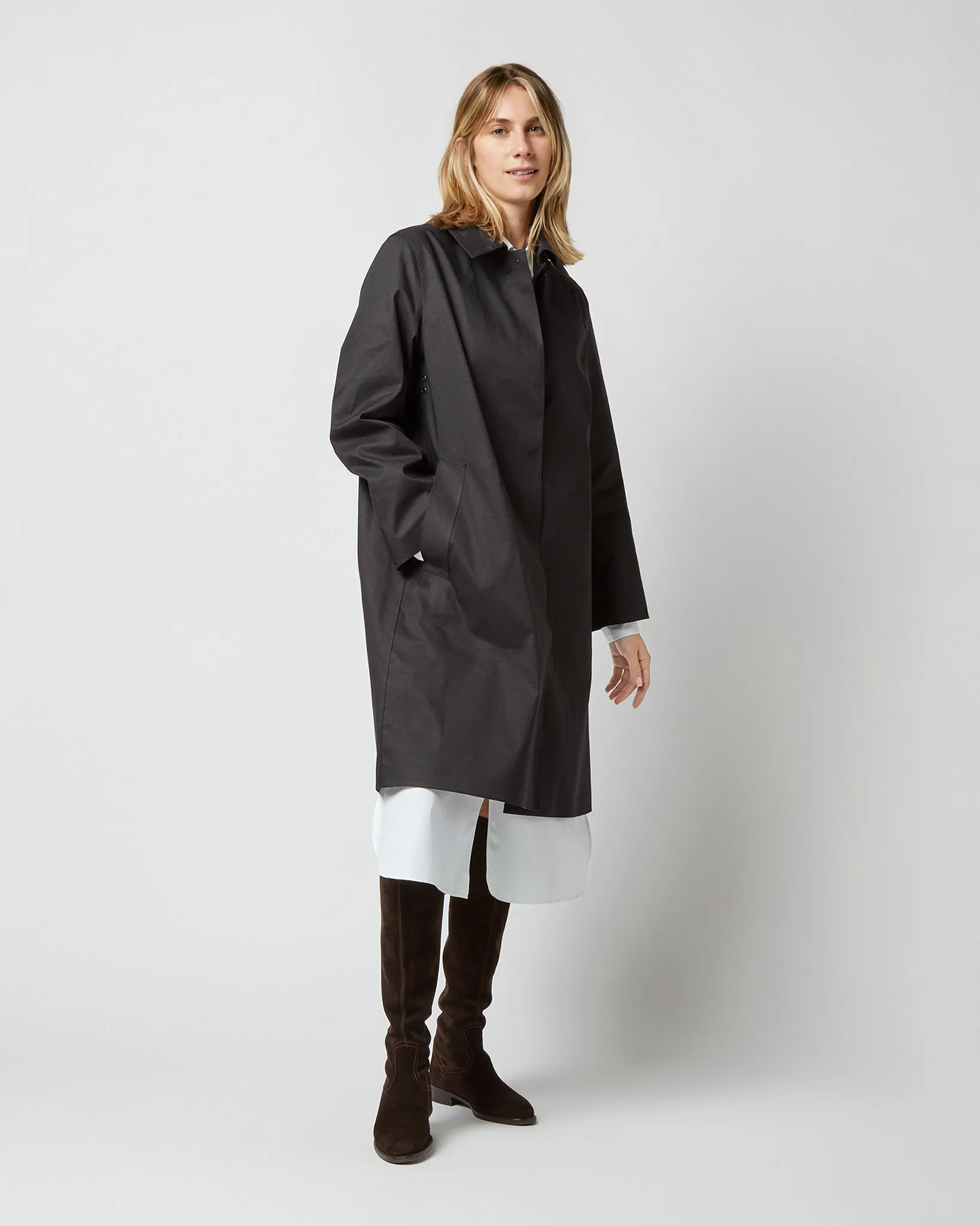 Banton Coat in Black sold by Mashburn product image thumbnail 4
