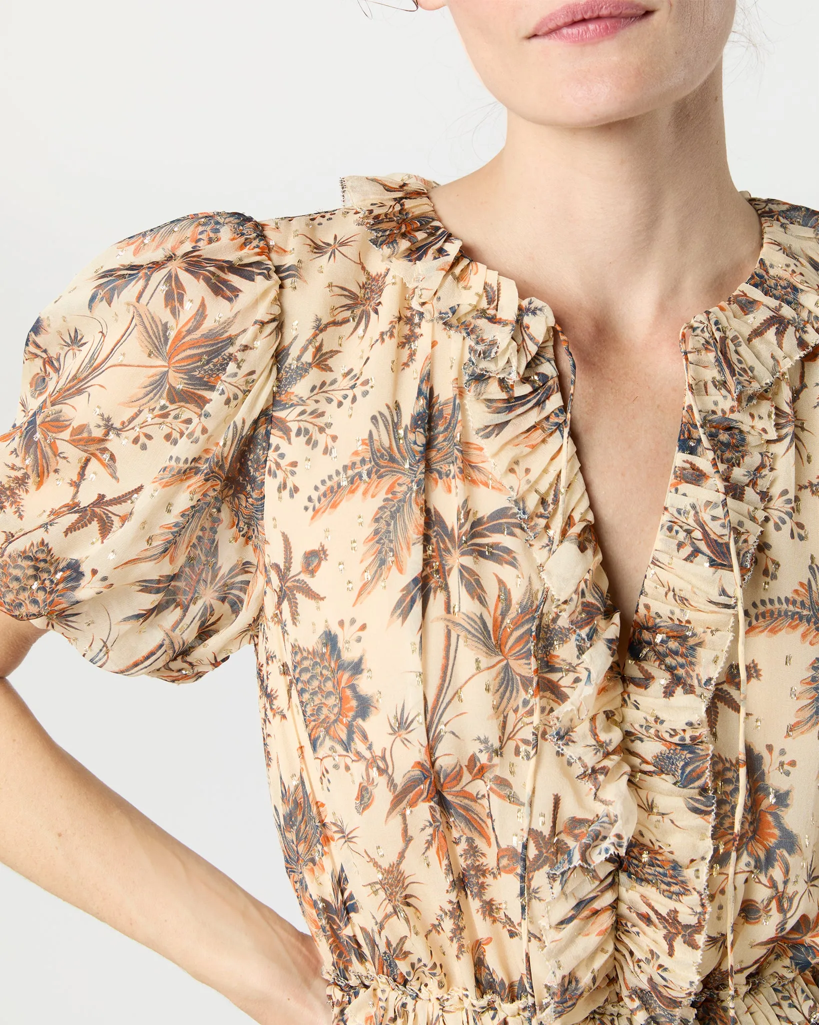 Rosamunde Dress in Cameo sold by Mashburn product image thumbnail 2